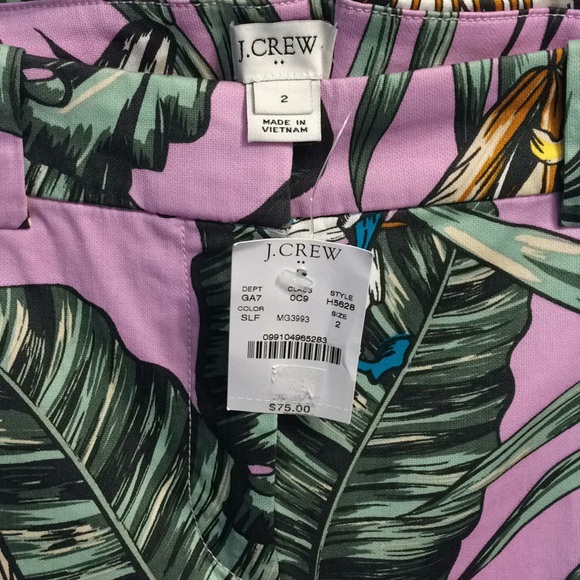 NWT J Crew Capris Pants Size 2 - Picture 5 of 8